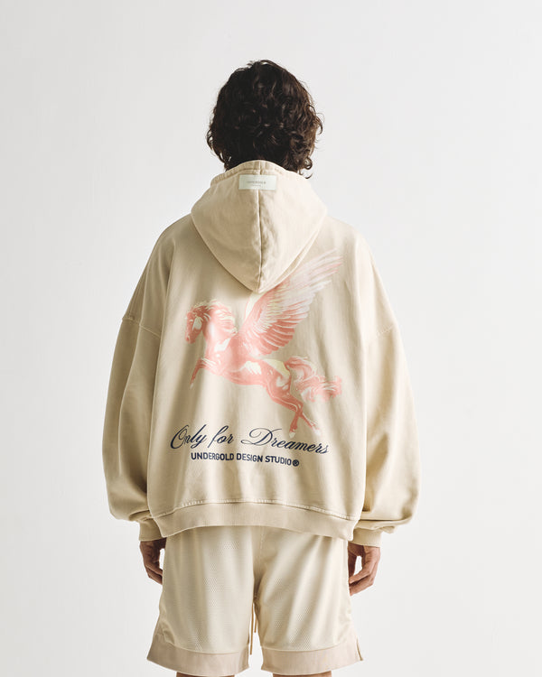 Dreamers Pegasus Hoodie Cream