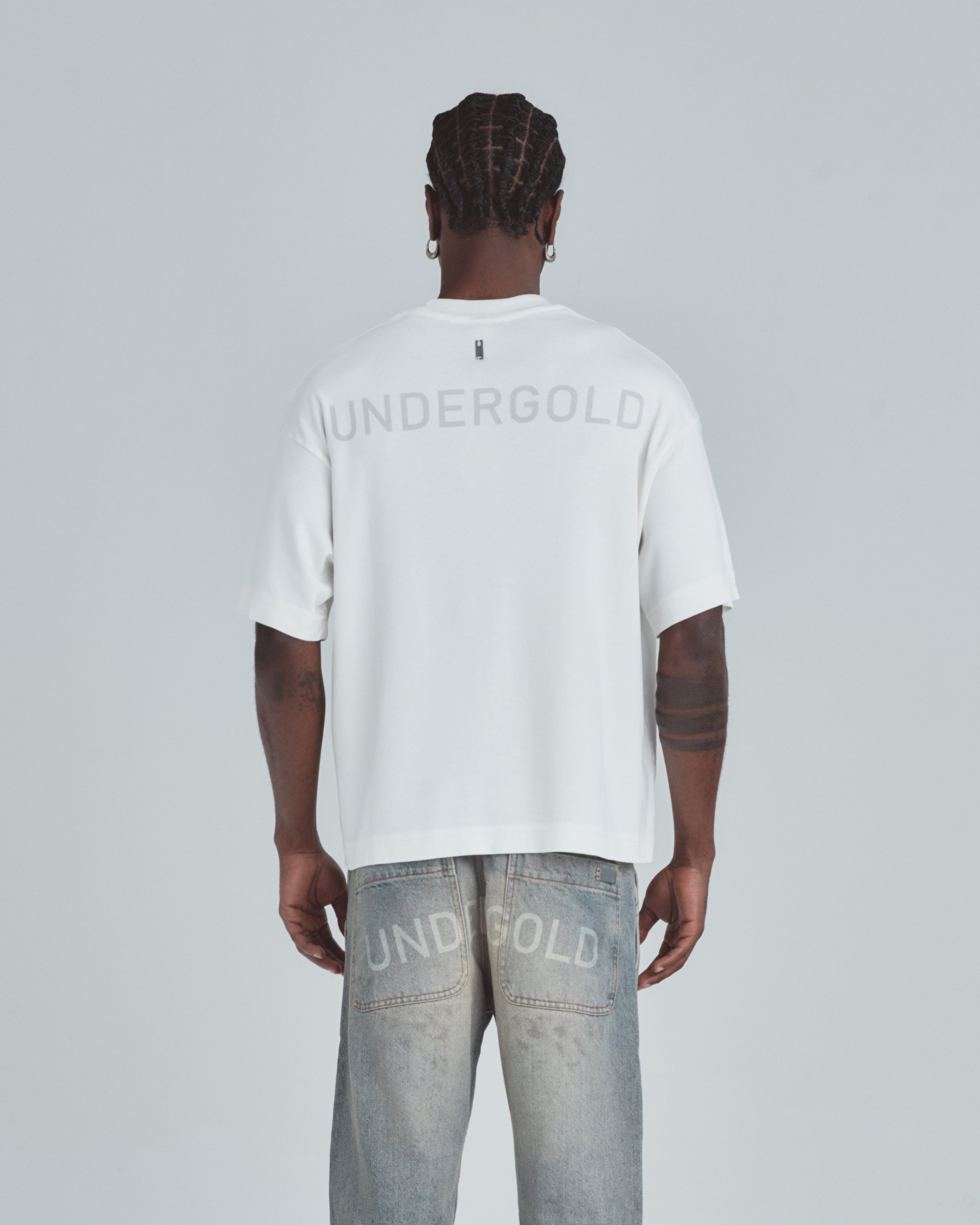 Line Basic Boxy Fit Tshirt White