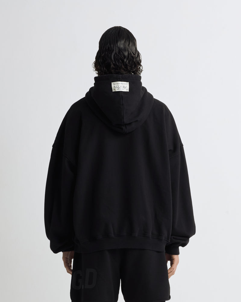 Riviera Racer Hoodie Black