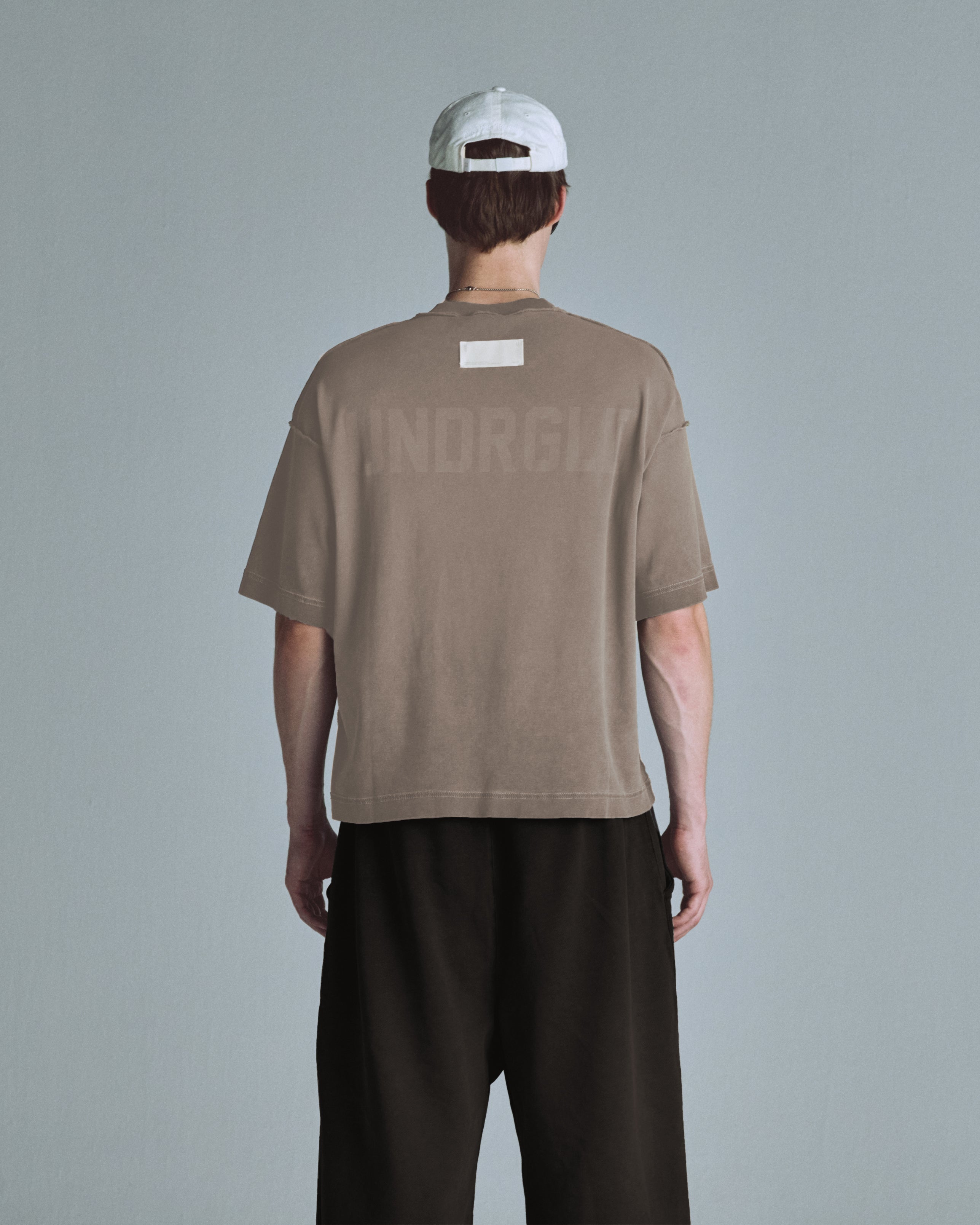 Basics UNDRGLD Boxy Fit Pocket Tshirt Light Brown