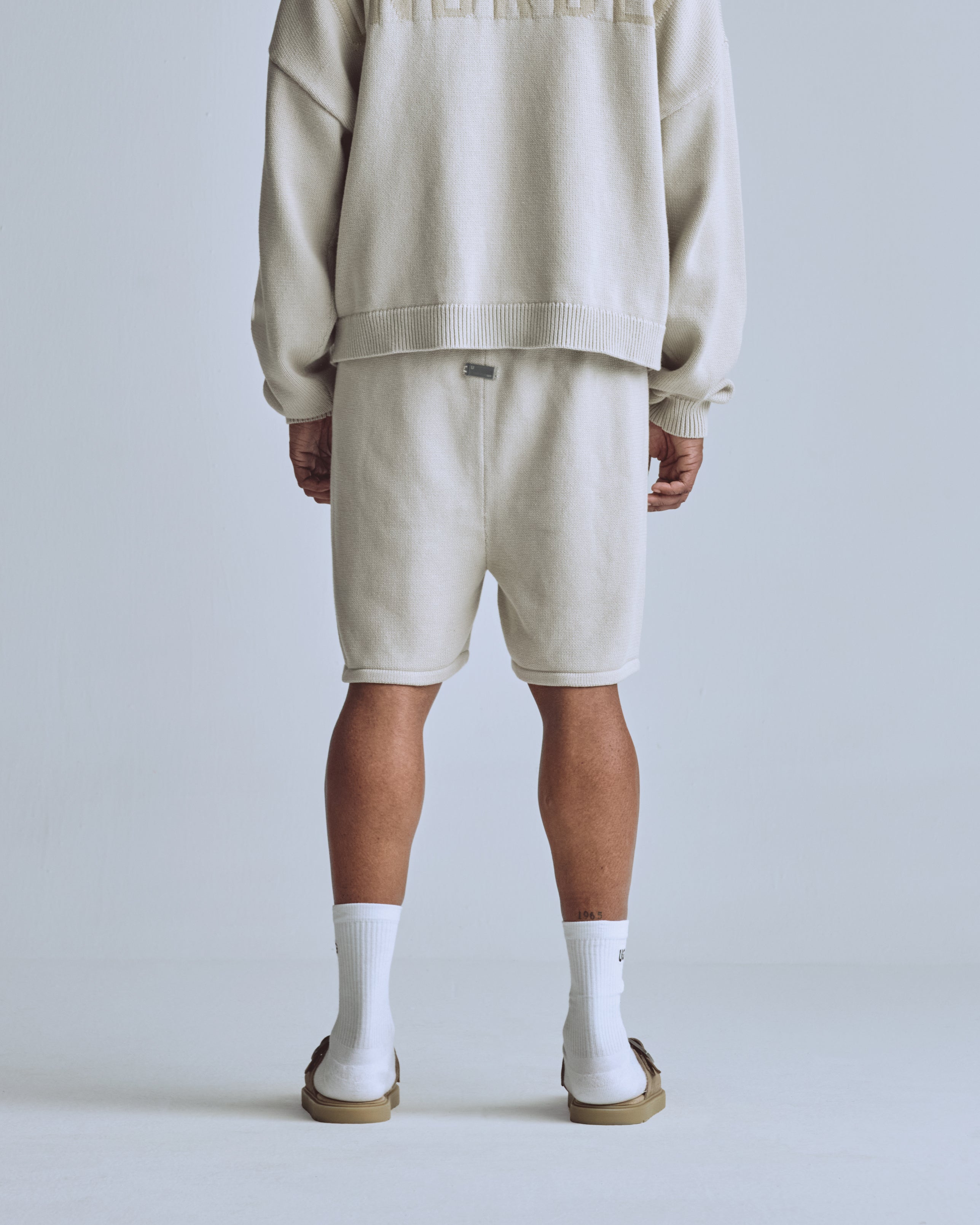 Basics UNDRGLD Knitted Shorts Cream
