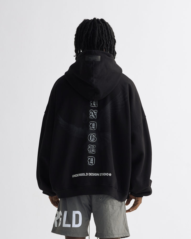 Symphony Pigeon Saint Hoodie Black