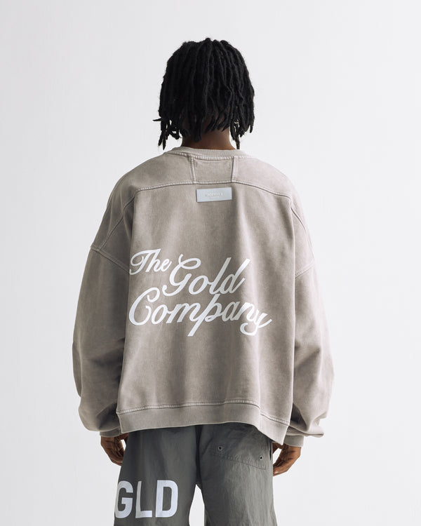 Symphony “The Gold Company” Crewneck Washed Gray