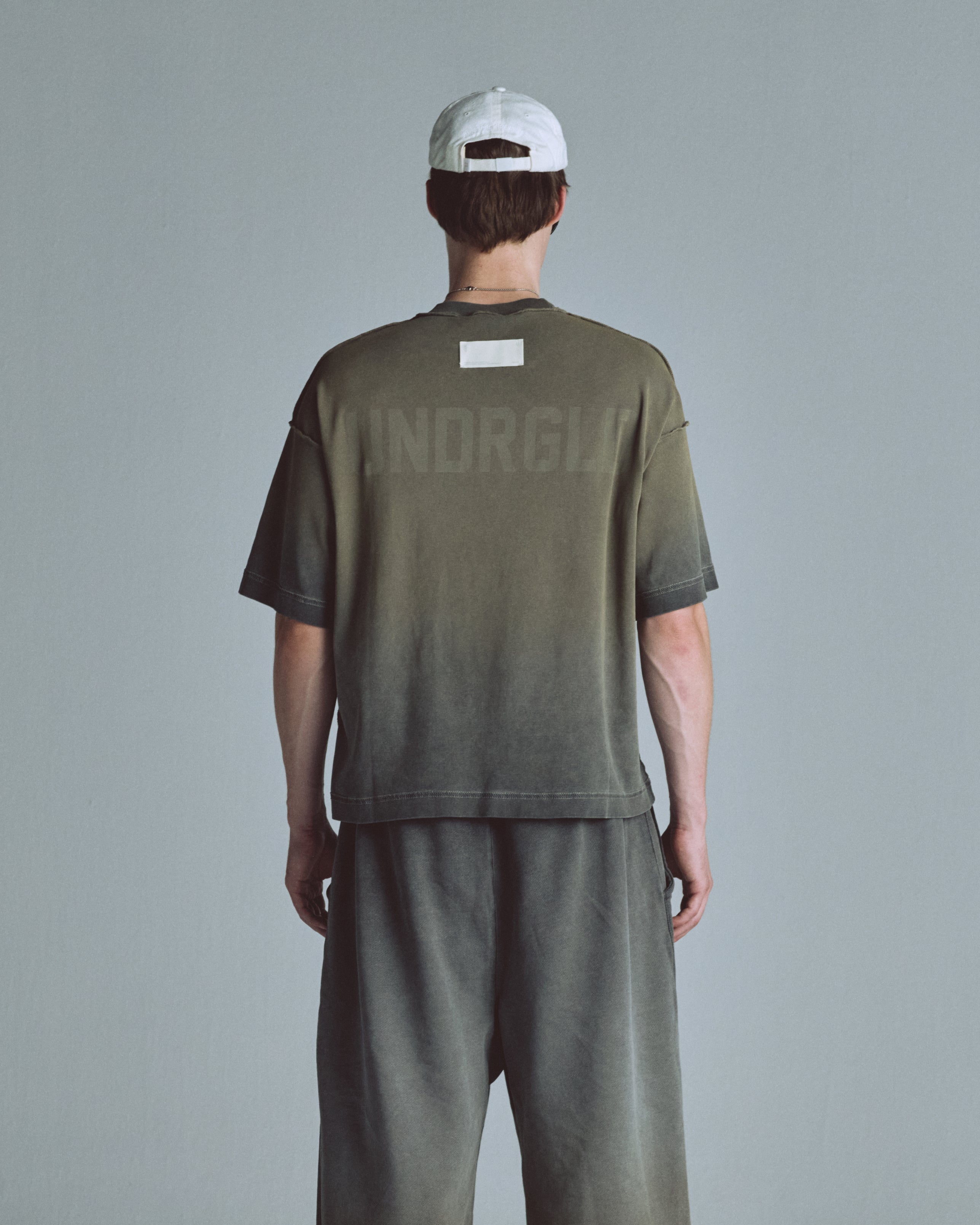 Basics UNDRGLD Boxy Fit Pocket Tshirt Faded Olive