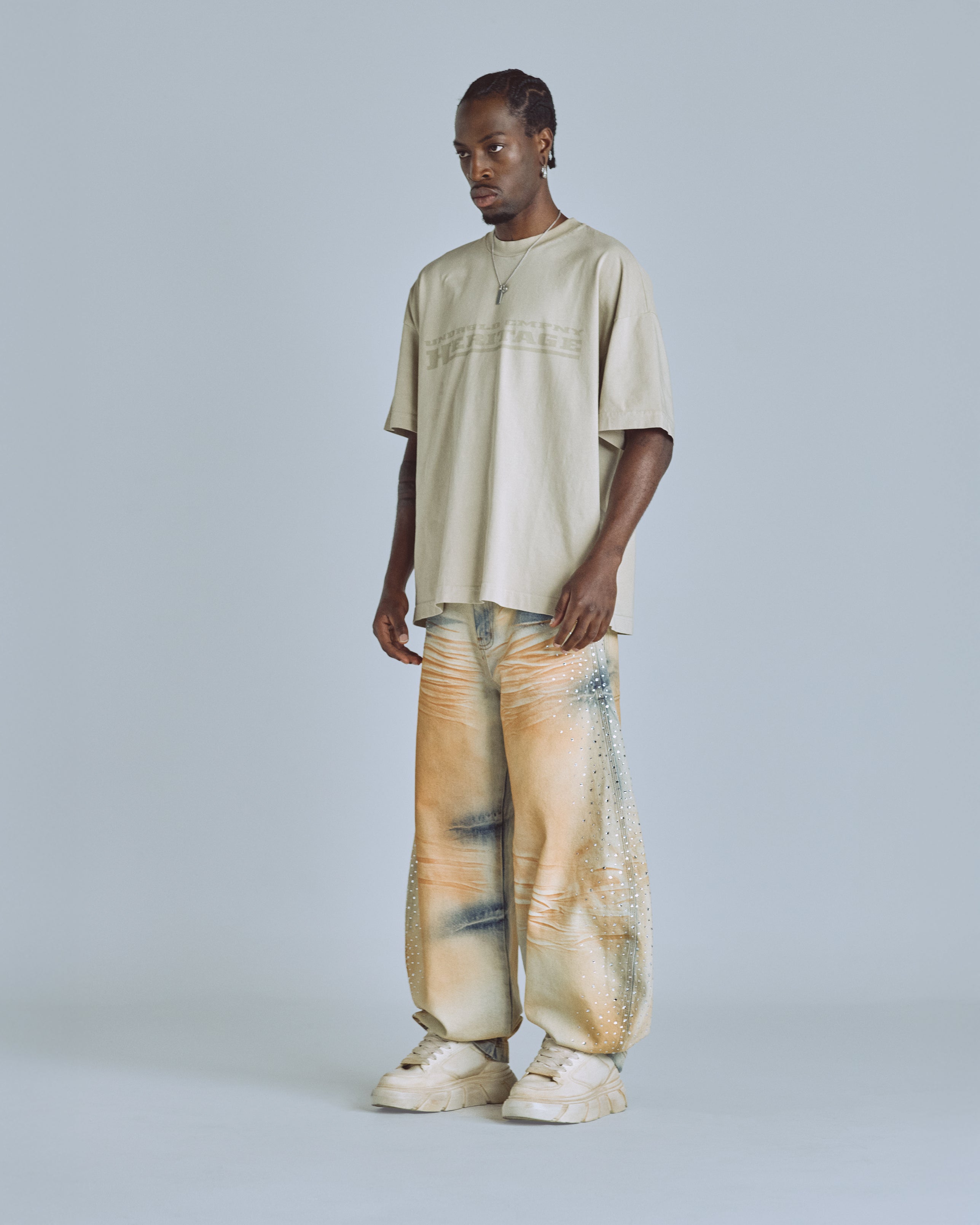 Golden Heritage Raw Tshirt Cream