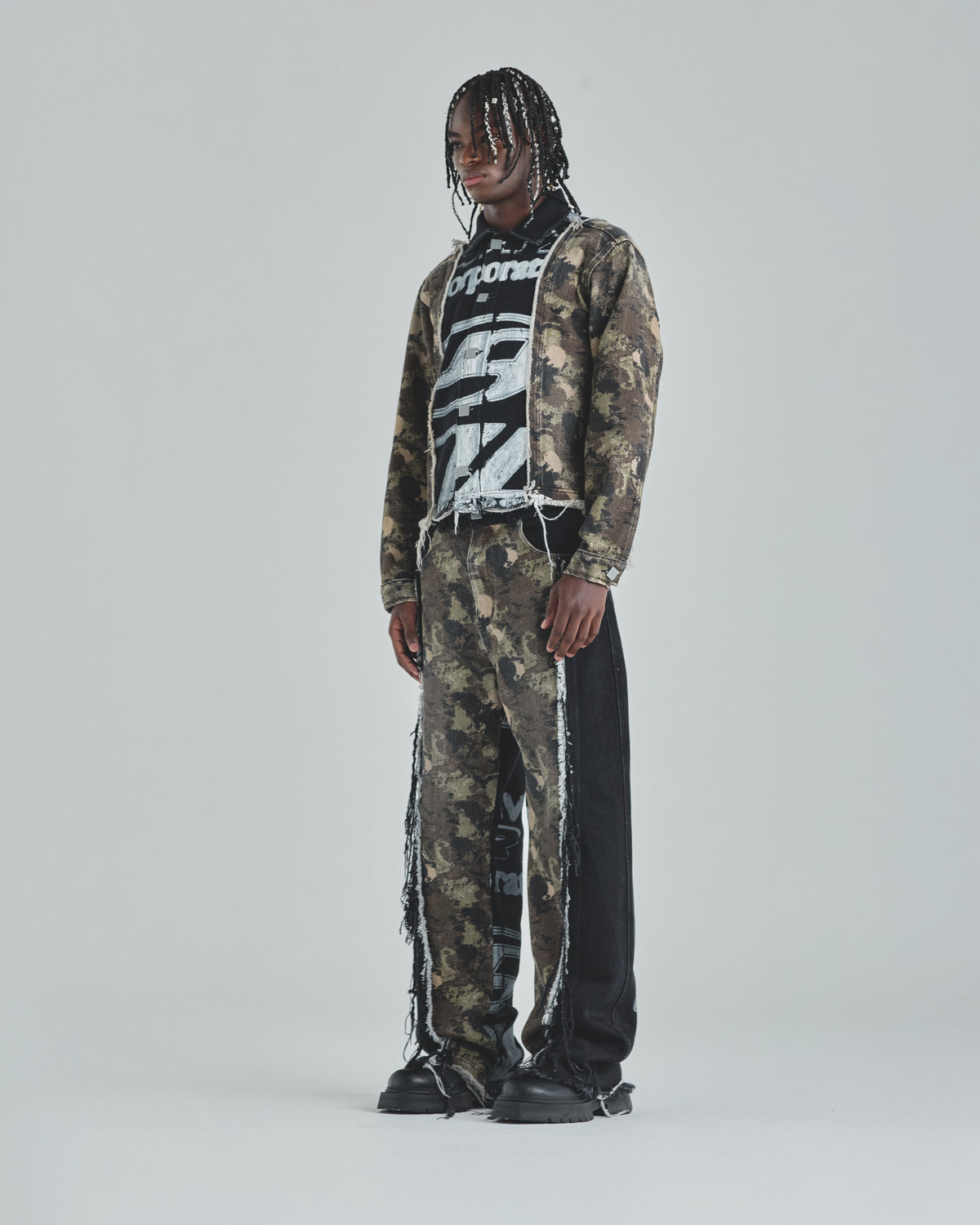 Act 1 Racer Double Jacket Dark Cammo