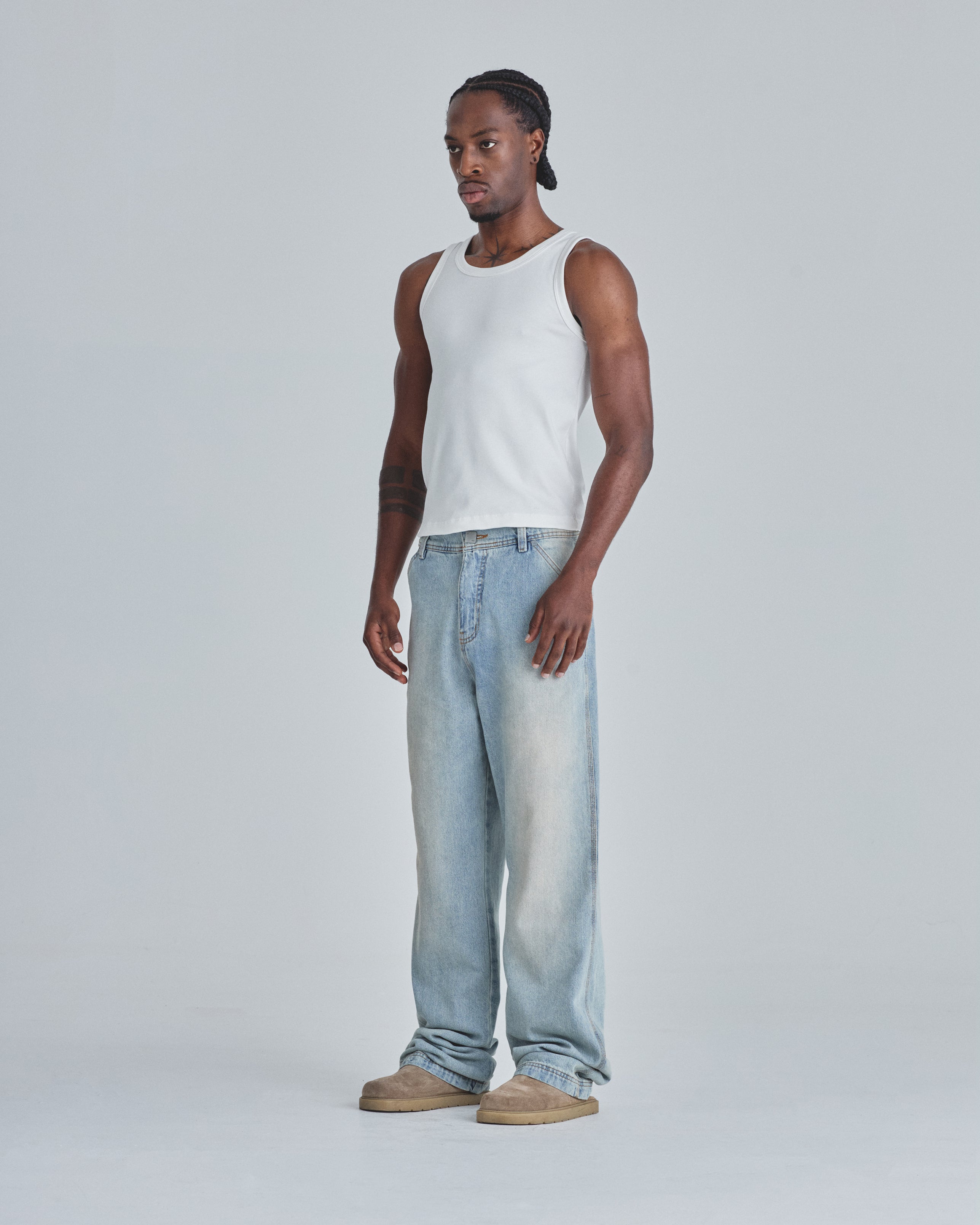 Line Undergold Studio Tank Top White