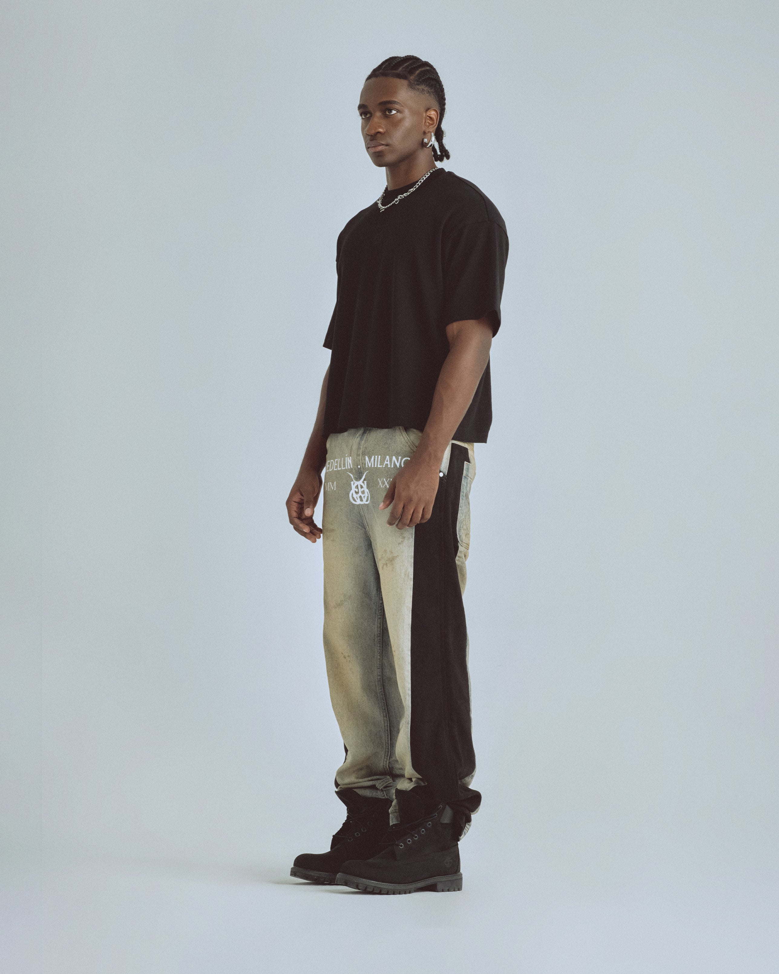 Santa Unión Basic Boxy Fit Tshirt Black