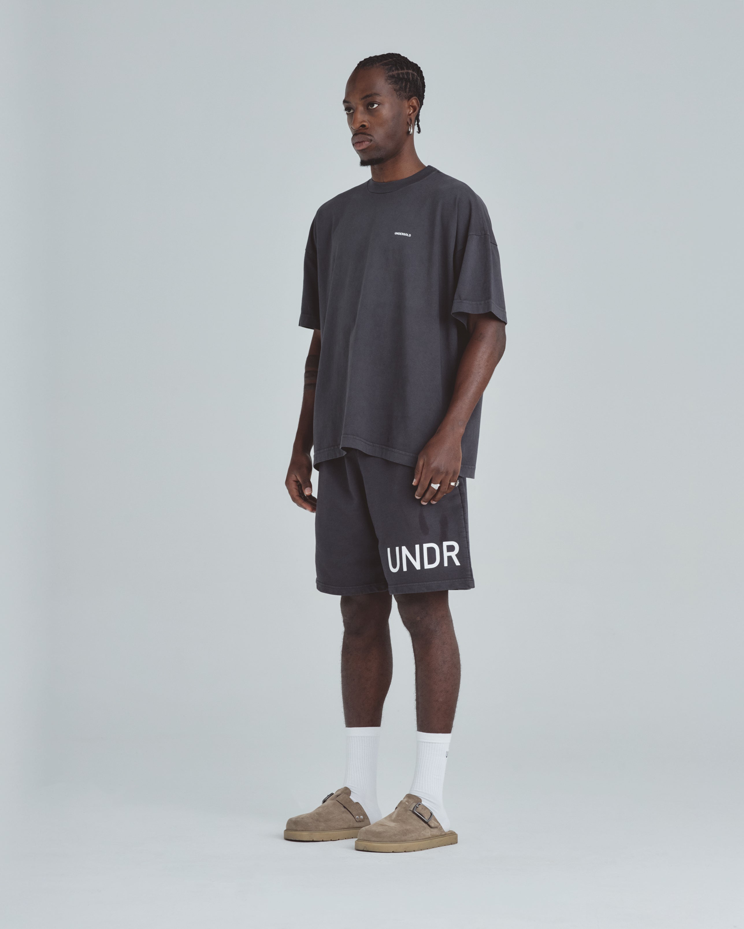 Line Basic Tshirt Dark Gray