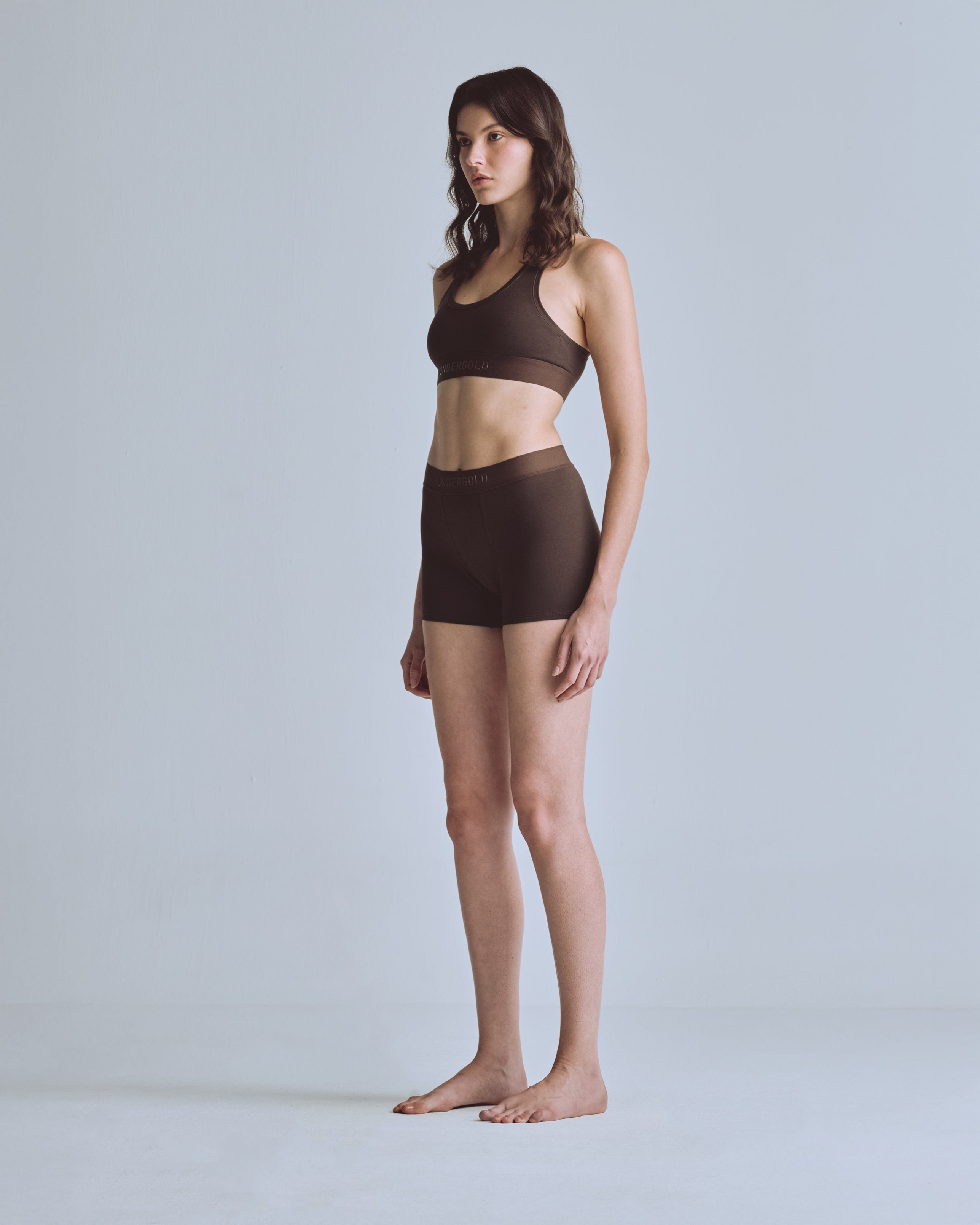 W Basics Boxers Brown