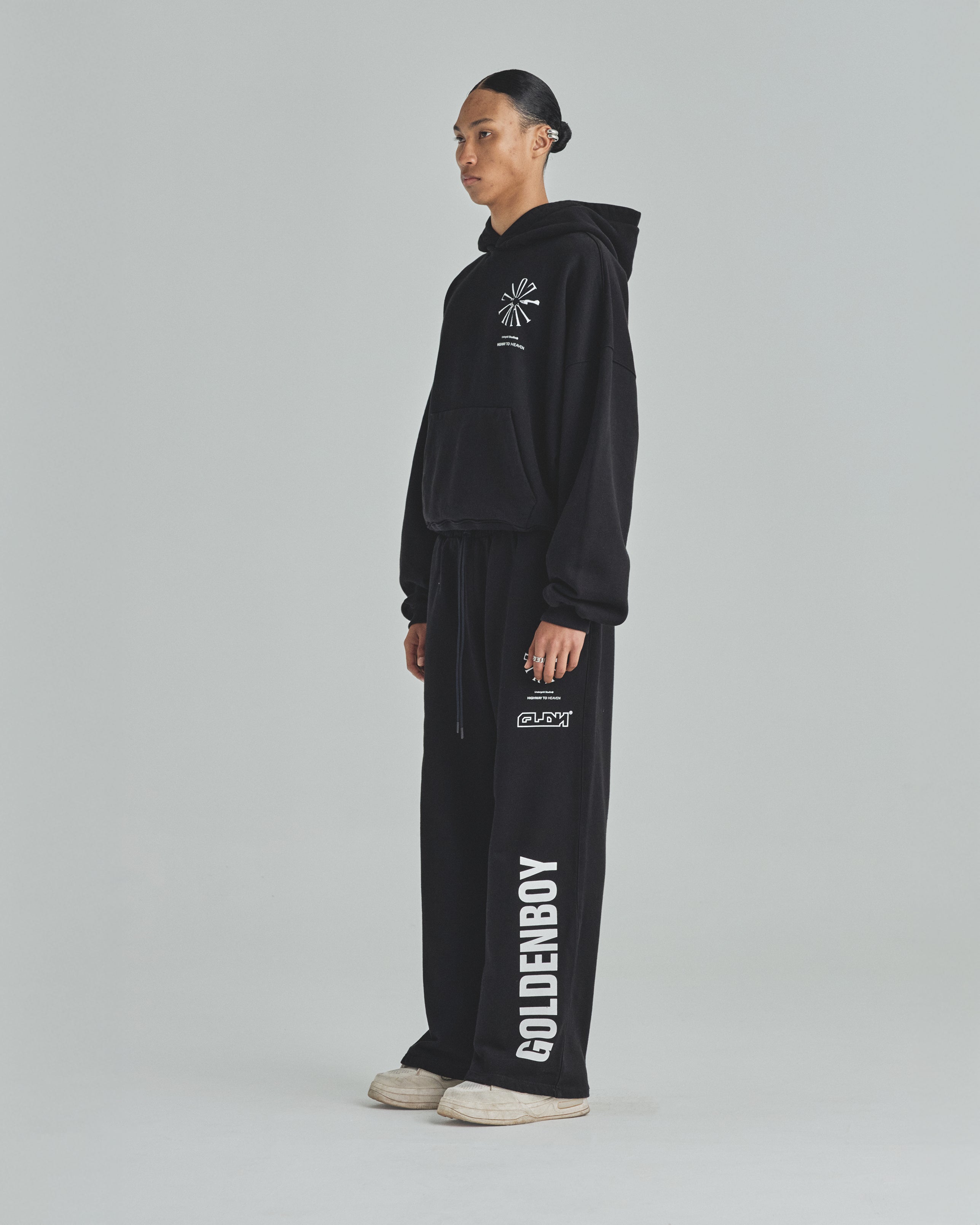 Spring Pray 4 Love Boxy Fit Hoodie Black