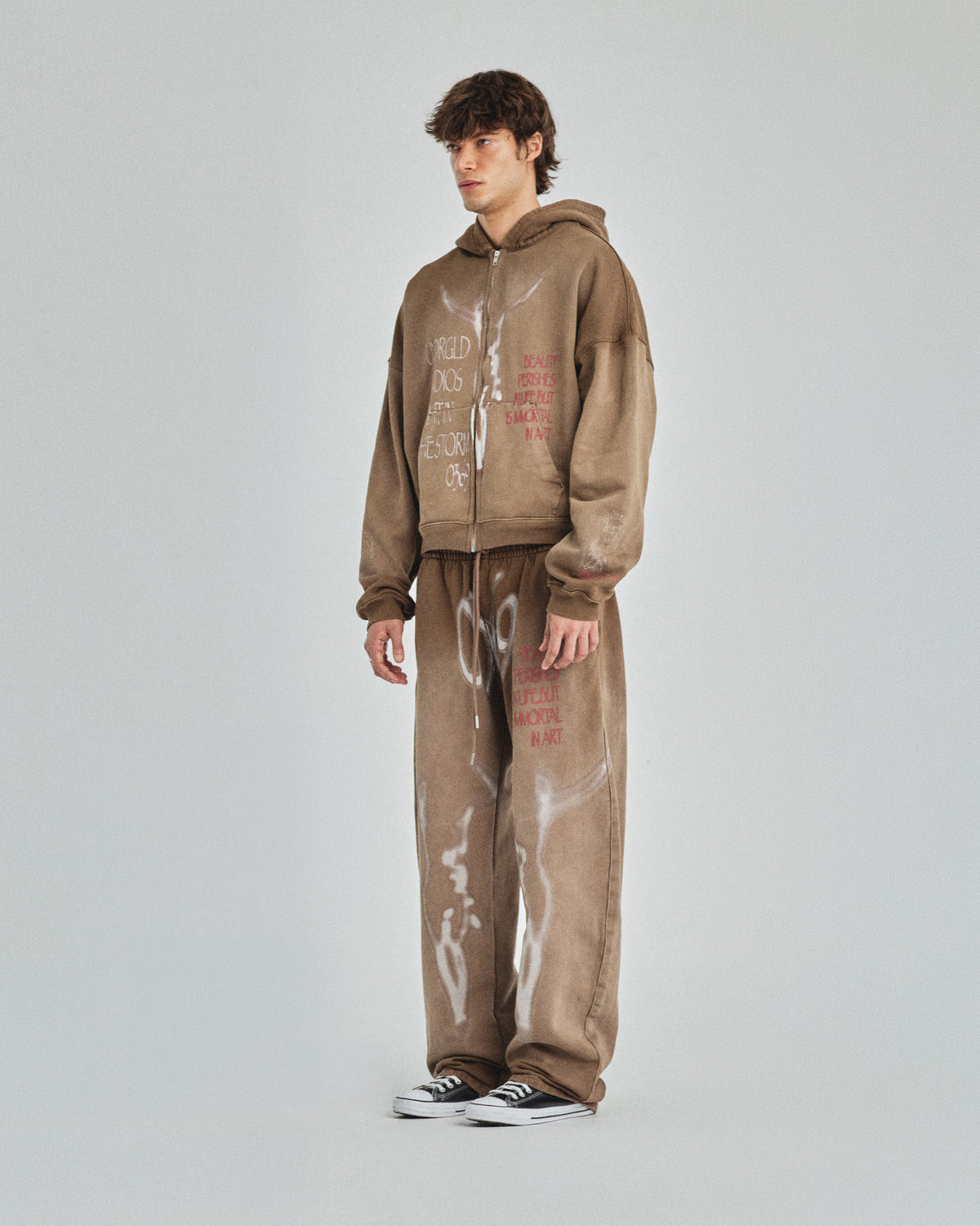 Pilgrimage Risen Straightpants Washed Brown