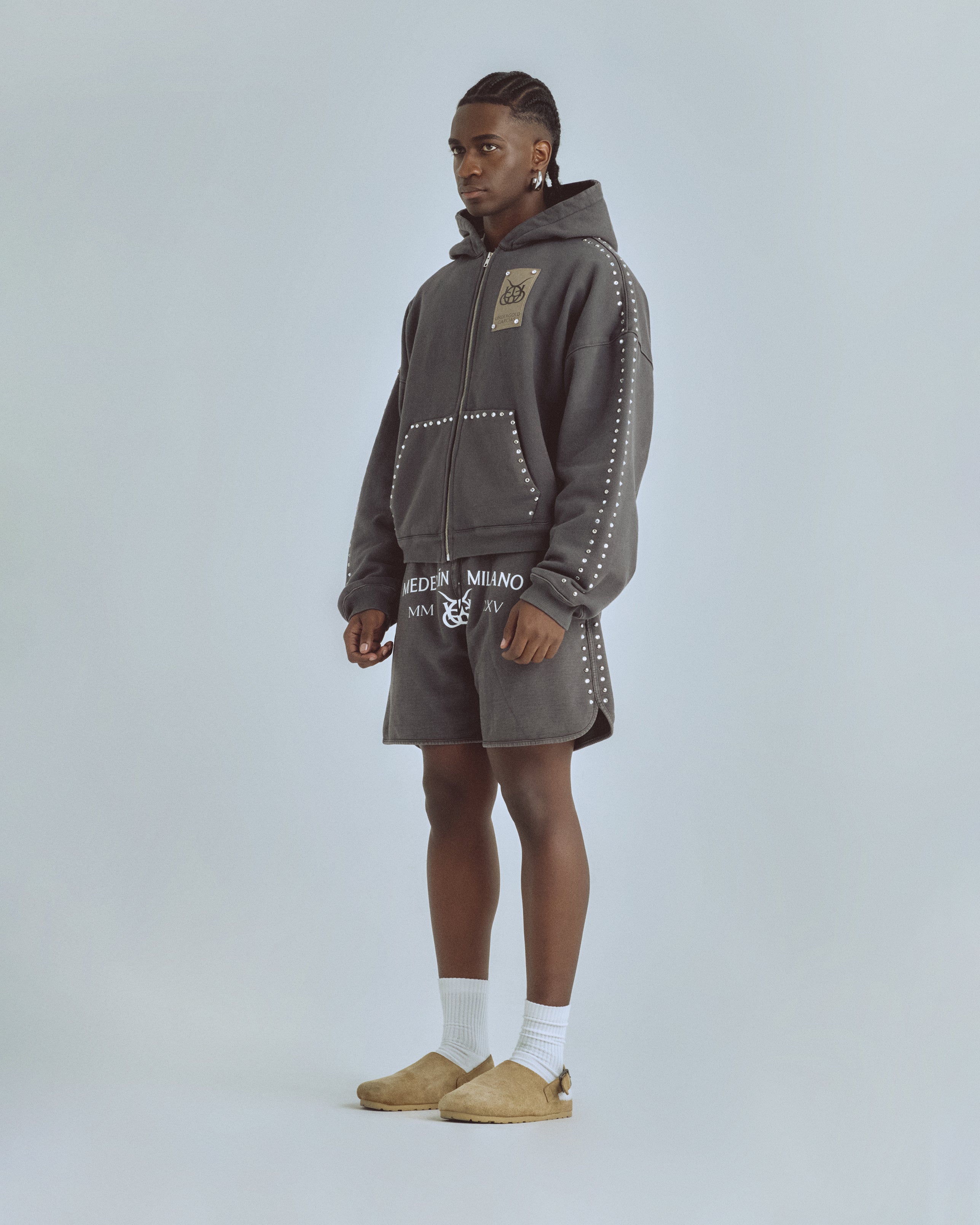 Santa Unión Medellín Milano Biased Short Vintage Gray