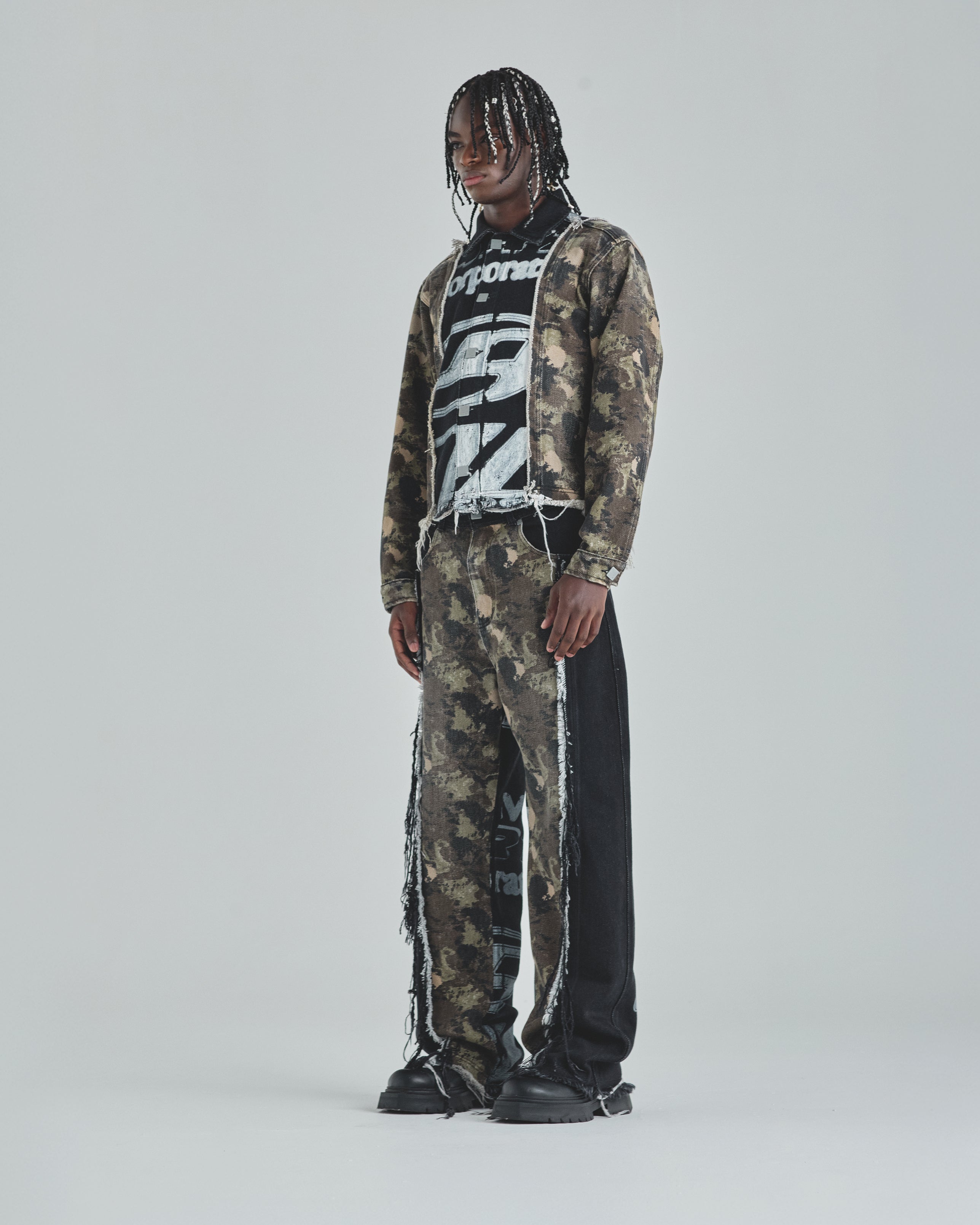 Act 1 Racer Double Wide Jean Dark Cammo