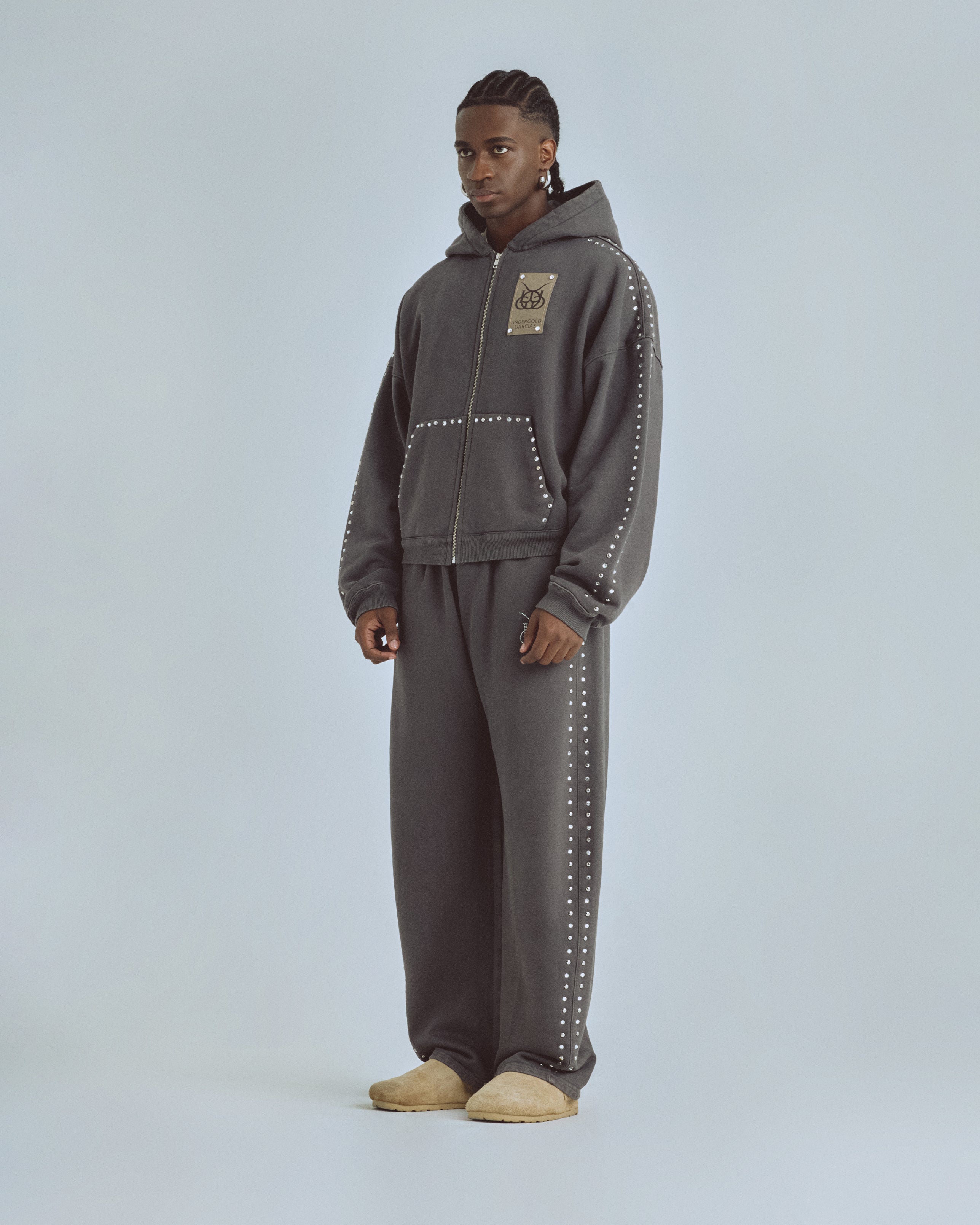 Santa Union Basic Barrel Straightpant Vintage Gray