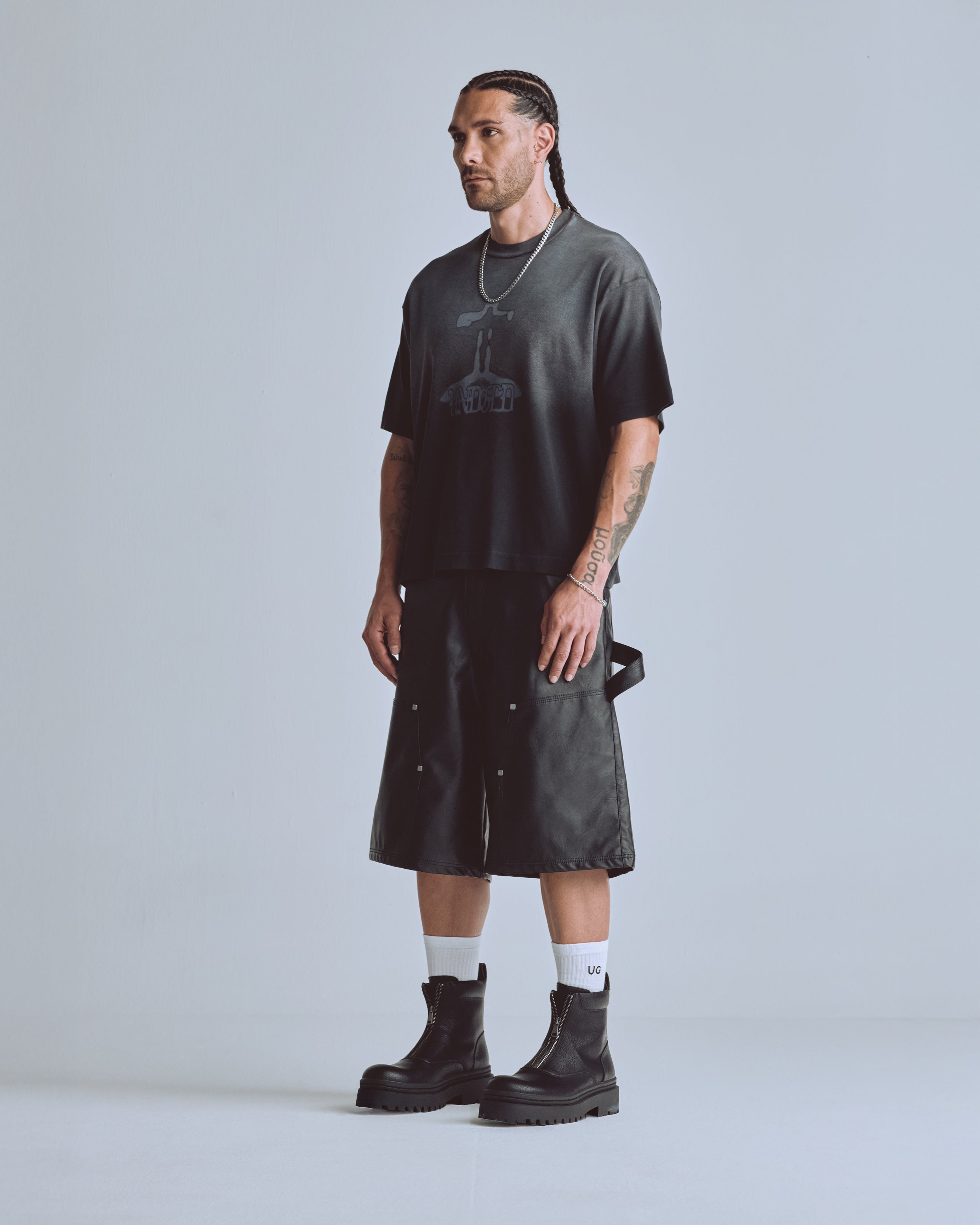 Capsule Forever Boxy Fit Tshirt Midnight Black