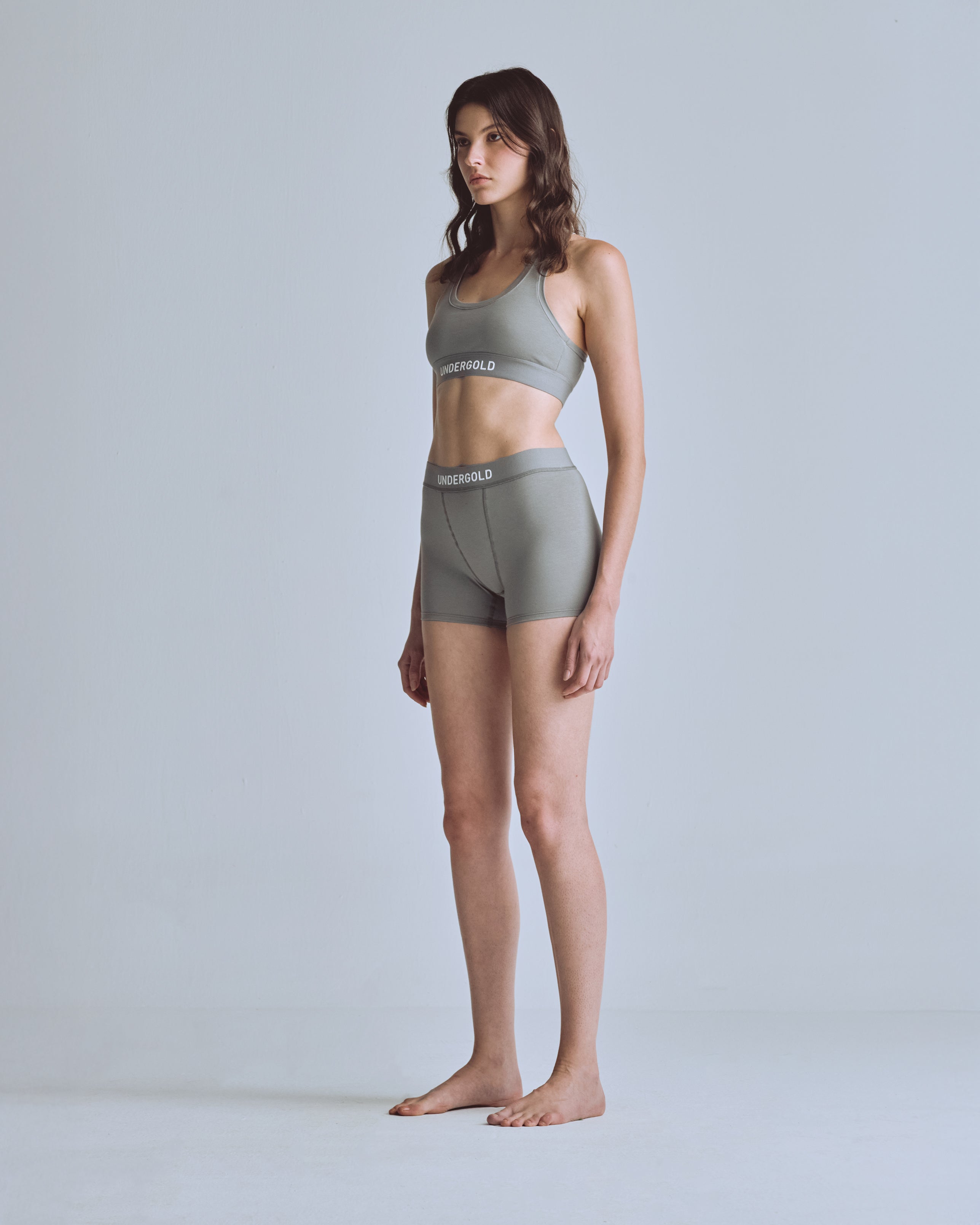 W Basics Boxers Gray