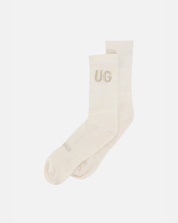 Basics Embroidered UG Socks V2 Cream