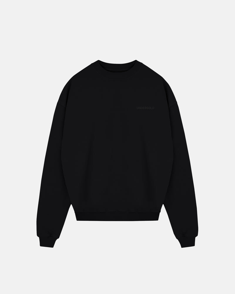 Line Logo Crewneck Black