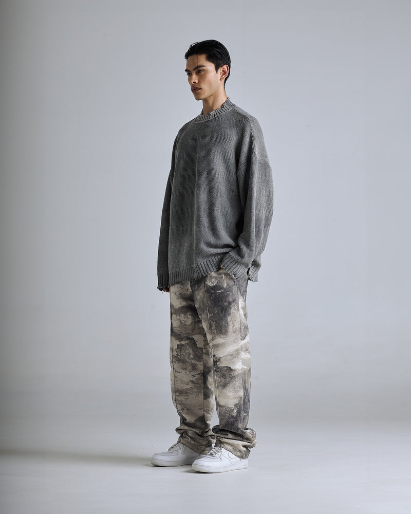 Basics Knit Crewneck Vintage Gray