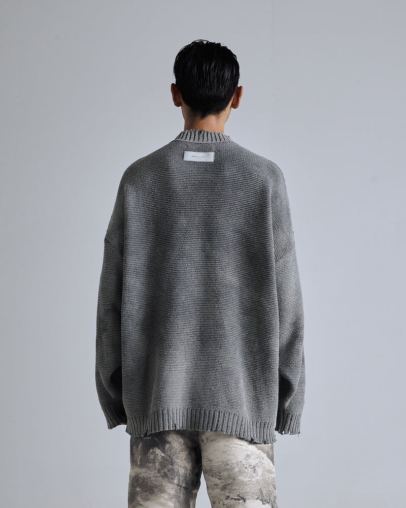 Basics Knit Crewneck Vintage Gray
