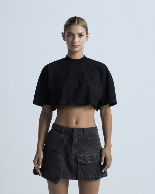 Pack X3 Line Logo Crop Top