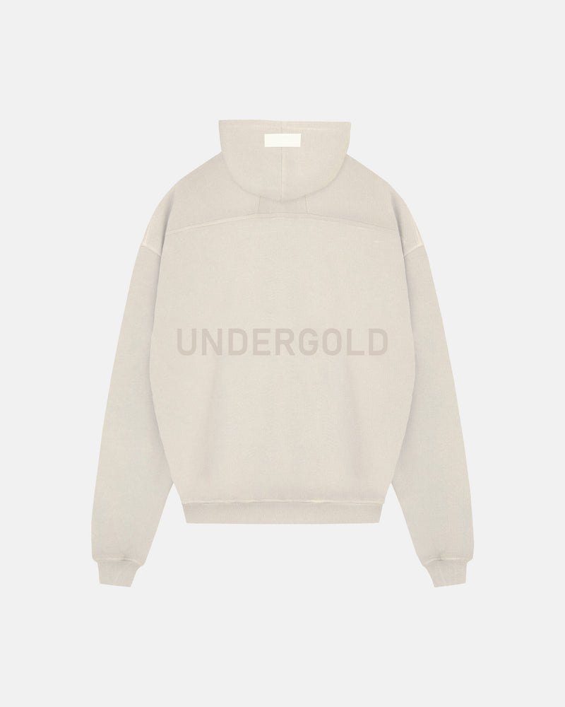 Line Logo Hoodie Cream