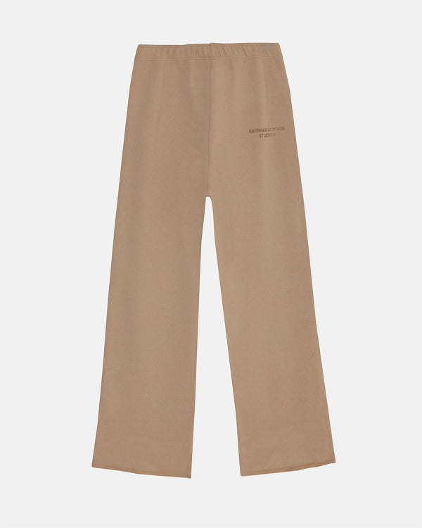 Basics Knit Straightpants Light Brown