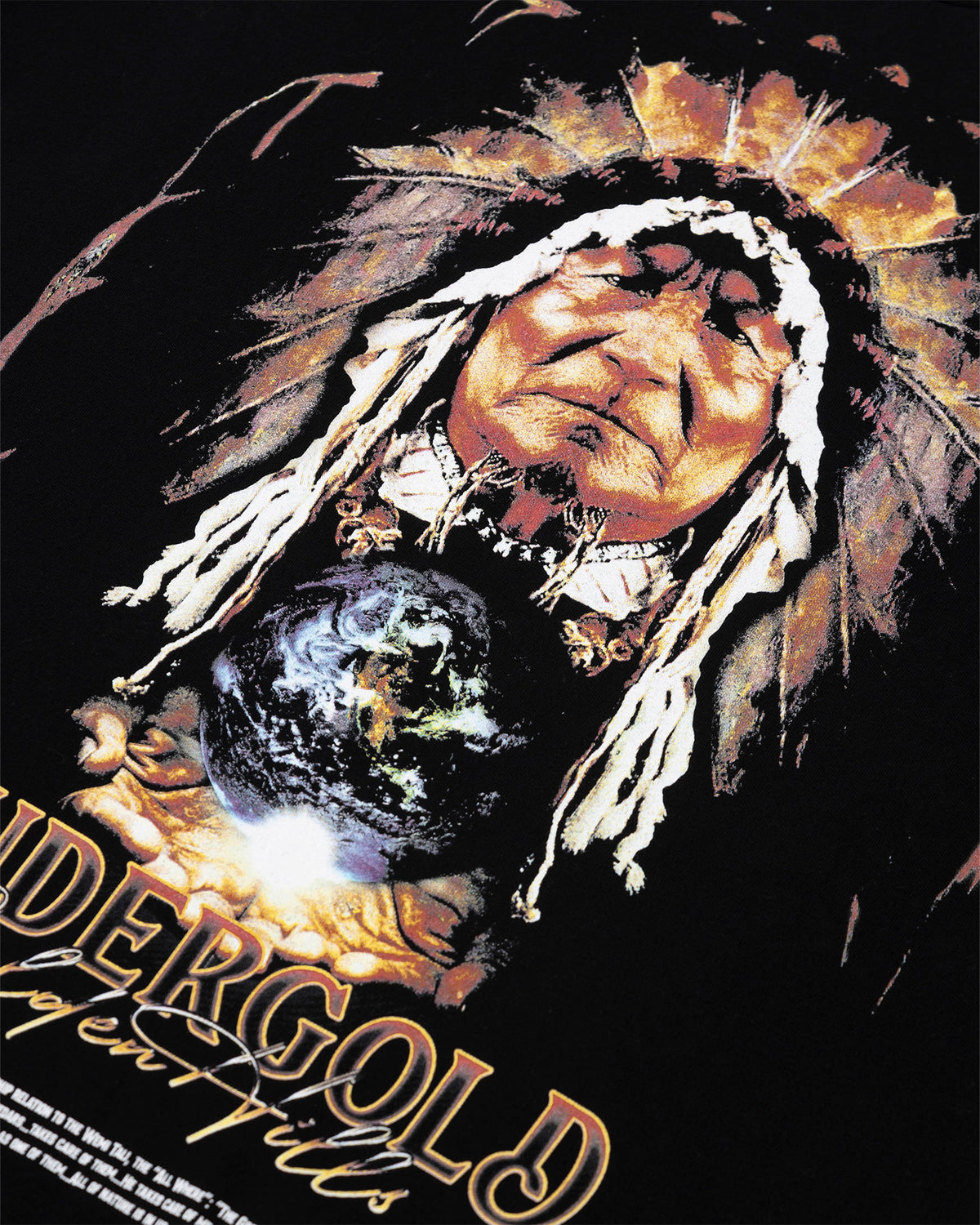 Golden Hills III "The Chief" Exclusive T-shirt Black