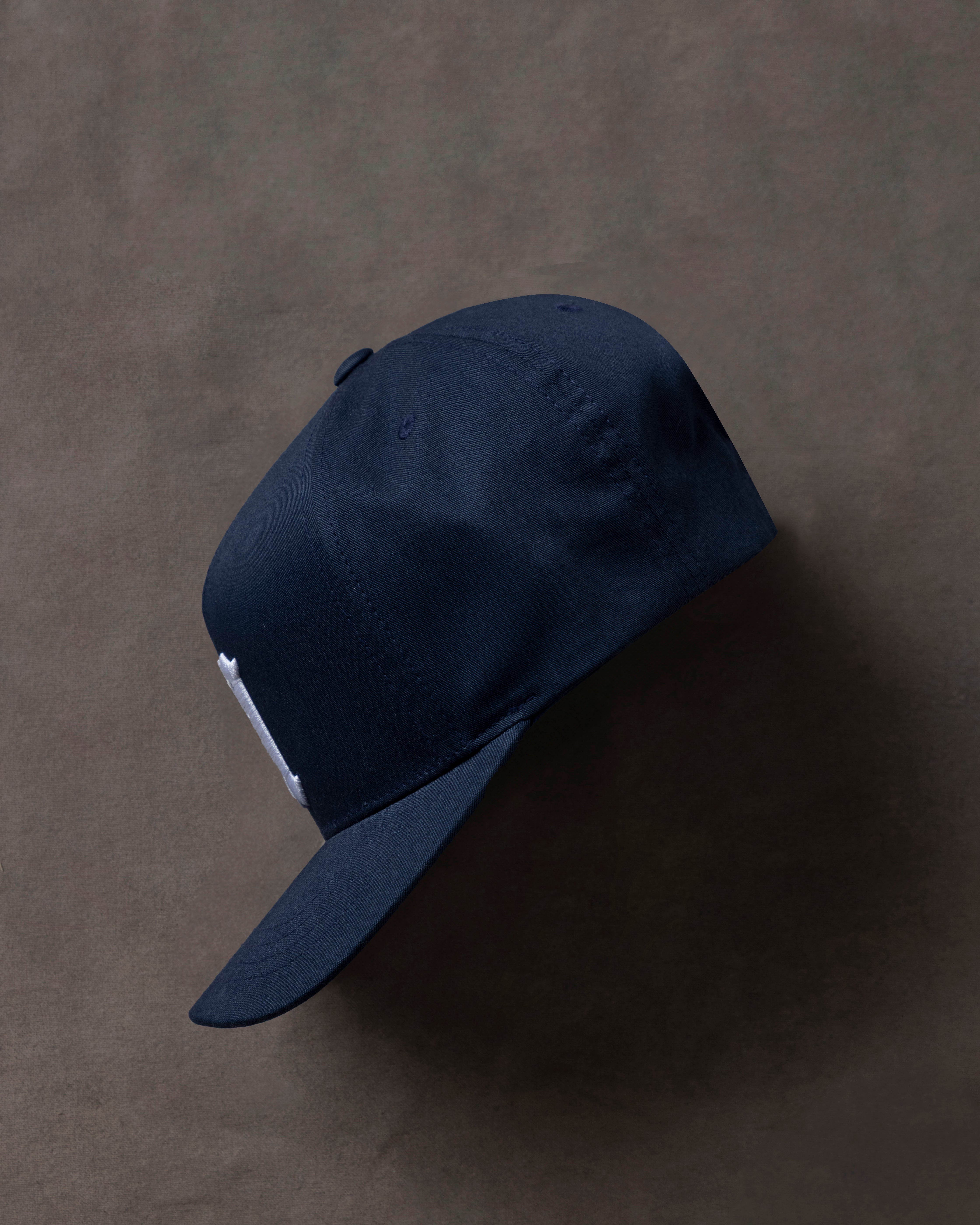 Line U High Crown Cap Navy Blue
