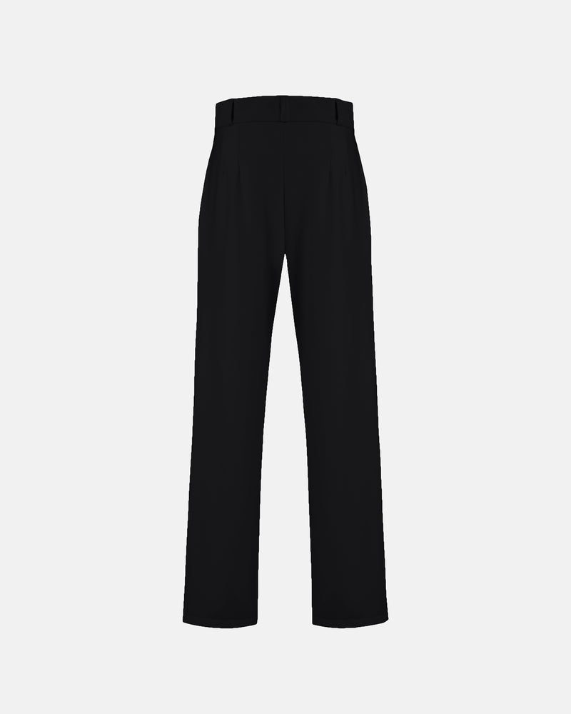 Basics Buckled Tailored Trousers Black