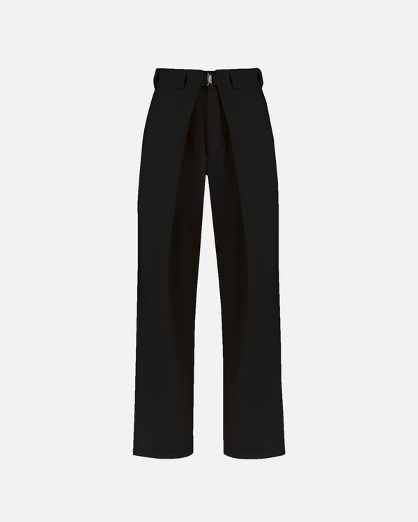 Basics Buckled Tailored Trousers Black