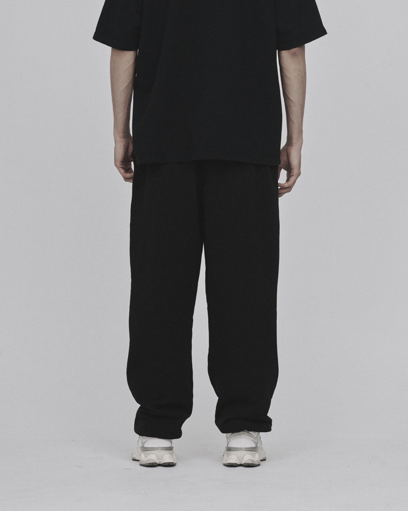 Solid III Shortened Sweatpants Black