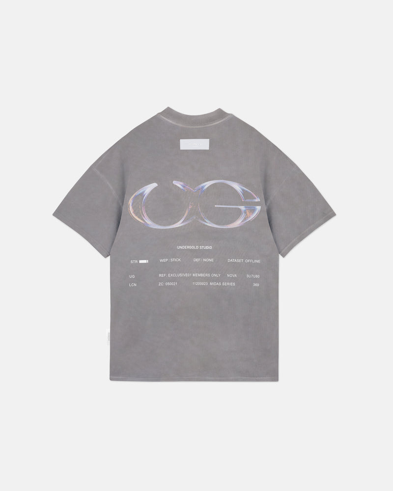 Nova Monogram Exclusive T-shirt Vintage Light Gray