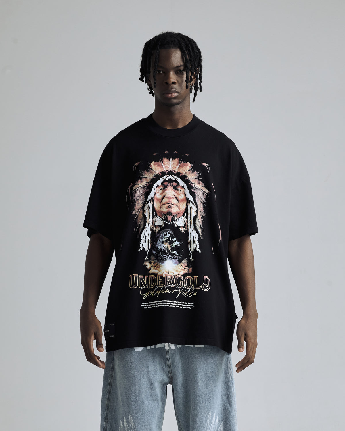 Golden Hills III "The Chief" Exclusive T-shirt Black