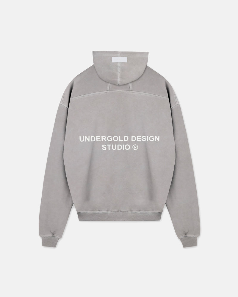 Basics Undergold Design Studio Zip-up Hoodie Vintage Light Gray