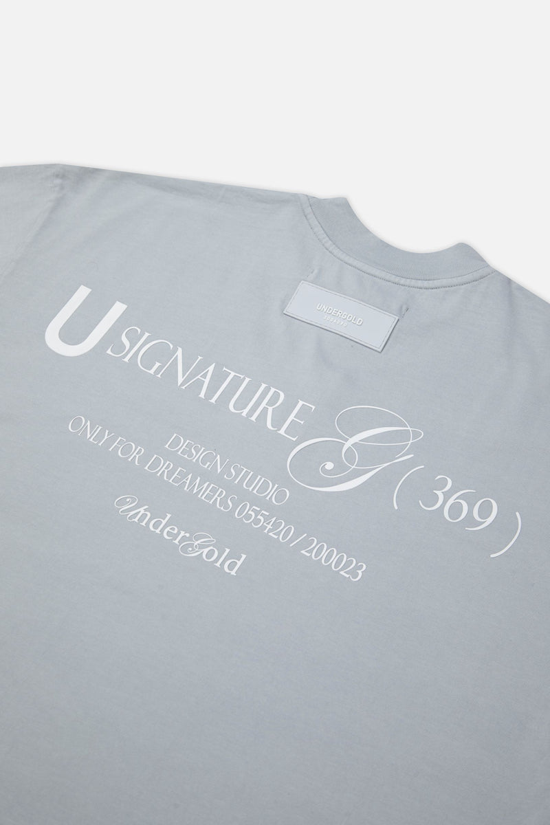 Signature Basic Tshirt Silver